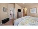 Comfortable bedroom with an ensuite bathroom, and ample closet space, creating a private and relaxing sanctuary at 650 N Hawes Rd # 3607, Mesa, AZ 85207