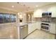 Modern kitchen featuring stainless steel appliances and granite countertops at 7147 E Rancho Vista Dr # 3010, Scottsdale, AZ 85251