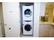 Convenient in-unit, stackable washer and dryer tucked away in closet at 7147 E Rancho Vista Dr # 3010, Scottsdale, AZ 85251