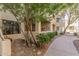 View of the exterior featuring a charming patio area at 7575 E Indian Bend Rd # 1036, Scottsdale, AZ 85250