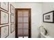 Well-decorated bathroom featuring a decorative collection of framed botanical art at 7650 E Culver St, Mesa, AZ 85207