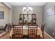Elegant dining room featuring modern decor and ample space for entertaining guests at 17286 W Morning Glory St, Goodyear, AZ 85338