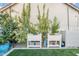 Charming backyard featuring stylish planters and decorative elements, enhancing the outdoor living space at 2733 E Virginia St, Gilbert, AZ 85296
