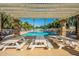 Large community pool and shaded picnic tables, perfect for relaxation at 2733 E Virginia St, Gilbert, AZ 85296