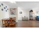 Open dining room with wood floors and ample natural light at 4141 N 31St St # 405, Phoenix, AZ 85016
