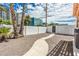 Backyard with gravel landscape, sidewalk and privacy wall at 4721 N 24Th St, Phoenix, AZ 85016