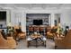 Cozy living room with built-in bar, comfortable seating, and stylish decor at 5915 E Calle Del Sud --, Phoenix, AZ 85018