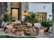 Inviting water feature and landscaping near the entrance at 8713 N 80Th Pl, Scottsdale, AZ 85258