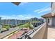 Wonderful balcony view looking over the street and the beautifully landscaped community at 15802 N 71St St # 604, Scottsdale, AZ 85254