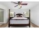 Primary bedroom featuring a king-size bed, neutral colors, and natural light from the windows at 3760 E Cotton Ct, Gilbert, AZ 85234