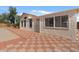 Exterior shot featuring a large fenced yard with a patio and part of the home's exterior at 6915 E Gary Cir, Mesa, AZ 85207