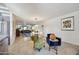 Spacious living area showcasing open floor plan with seating and lots of natural light at 7126 N Via Nueva --, Scottsdale, AZ 85258