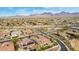 Residential neighborhood showcasing desert landscaping, beautiful homes, and stunning mountain views at 9955 E Celtic Dr, Scottsdale, AZ 85260