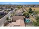 Expansive aerial view of neighborhood showcasing lush landscaping and a sparkling swimming pool at 1896 S Porter St, Gilbert, AZ 85295