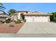 Charming single-story home with well-manicured landscaping and a spacious three-car garage at 19927 N 108Th Ln, Sun City, AZ 85373