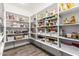 Organized pantry with shelving and storage baskets for efficient organization at 3623 E Arabian Dr, Gilbert, AZ 85296