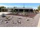 Quaint home with desert landscaping, showcasing cacti and gravel for low maintenance appeal at 422 S 76Th Way, Mesa, AZ 85208