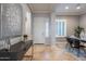 Welcoming foyer with tile flooring, stylish console table, and a view of the dining area at 5921 E Ocupado Dr, Cave Creek, AZ 85331