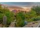 Lush desert backyard showcasing mountain views at 6845 N Hillside Dr, Paradise Valley, AZ 85253