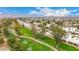 Picturesque aerial view showcasing the well-kept community's green spaces and residential layout at 9090 N 86Th Pl, Scottsdale, AZ 85258