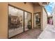 Views through the back patio doors into the home's interior dining and living spaces at 9090 N 86Th Pl, Scottsdale, AZ 85258