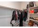 Organized walk-in closet with ample storage space for clothes, shoes, and accessories, enhancing the home's functionality at 1236 E Silver Reef Dr, Casa Grande, AZ 85122