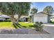 Charming single-story home with lush lawn, mature trees, and a well-maintained front yard at 12515 W Prospect Dr, Sun City West, AZ 85375