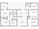 Floor plan depicting the arrangement of bedrooms, bathrooms, kitchen, dining, living room, and closets at 13439 N 16Th Ave, Phoenix, AZ 85029