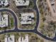 Aerial view of the community with mountain views and desert landscaping at 13763 N Campsite Ct, Fountain Hills, AZ 85268