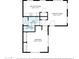 Detailed floor plan showcasing layout of a living space and room dimensions at 15229 E Marigold Ct, Fountain Hills, AZ 85268