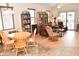 A living room area featuring light wood floors at 1813 N Lewis Pl, Casa Grande, AZ 85122