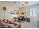 Comfortable home office featuring neutral walls, a desk setup, and natural light at 20187 E Sonoqui Blvd, Queen Creek, AZ 85142