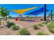 Playground with shade and mulch offers a secure and stimulating environment for play and recreation at 5539 S Verde --, Mesa, AZ 85212