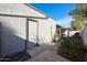 Exterior view with storage and covered patio beyond the gate at 592 Leisure World --, Mesa, AZ 85206