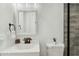 Bright bathroom showcases vanity and decorative accents and minimalist design at 6009 N 79Th St, Scottsdale, AZ 85250