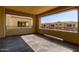 A view of the patio, with tile floor and a view of the community at 7130 W Linda Ln, Chandler, AZ 85226