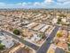 Expansive aerial view of the neighborhood showcasing well-maintained homes and streets at 790 N Meadows Dr, Chandler, AZ 85224