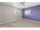 Bedroom with a ceiling fan and window at 790 N Meadows Dr, Chandler, AZ 85224