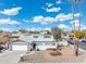 Charming single-story home with a well-maintained yard, and solar panels on roof at 790 N Meadows Dr, Chandler, AZ 85224