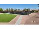 Landscaped pickleball courts with gravel and artificial turf at 7950 E Keats Ave # 150, Mesa, AZ 85209