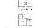 Detailed floor plan showcasing the layout of the second floor with labeled rooms and dimensions at 964 S Henry Ln, Gilbert, AZ 85296