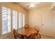 Charming breakfast nook features natural light and is perfect for casual dining at 10726 W Pineaire Dr, Sun City, AZ 85351