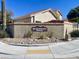 Street view of the 'Mountainview Ranch' community sign with stucco wall and a cactus in the background at 13517 N 102Nd Pl, Scottsdale, AZ 85260