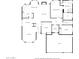 Simplified floor plan displaying the layout of living spaces, bedrooms, garage, and key room connections at 1835 E Brookwood Ct, Phoenix, AZ 85048