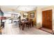 Cozy dining area adjacent to the kitchen features tile floors and a warm ambiance at 3031 N Civic Center Plz # 261, Scottsdale, AZ 85251