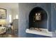 Quirky architectural niche adds character and charm to this elegantly-designed home at 34 W Vernon Ave, Phoenix, AZ 85003