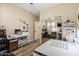 Bright and airy office featuring wood-look floors and plenty of storage at 3716 E Andre Ave, Gilbert, AZ 85298