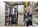 Spacious walk-in closet featuring custom shelving, drawers, and ample hanging space at 3716 E Andre Ave, Gilbert, AZ 85298
