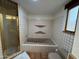 Bathroom featuring a tiled shower and separate tub at 40445 N 32Nd St, Cave Creek, AZ 85331