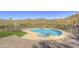 Stunning kidney shaped pool and spa with desert mountain views, perfect for luxurious outdoor living at 40445 N 32Nd St, Cave Creek, AZ 85331